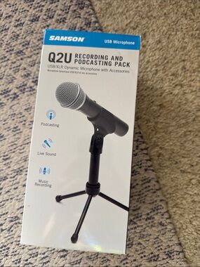 Samson Q2U Recording and Podcasting Pack - Black/Grey